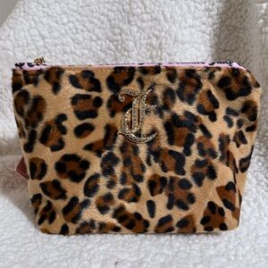 NWT Juicy Couture Leopard Print Cosmetic Bag